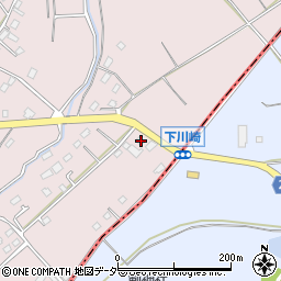 埼玉県飯能市下川崎115周辺の地図