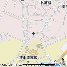 埼玉県狭山市下奥富914周辺の地図