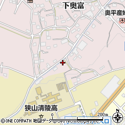埼玉県狭山市下奥富912周辺の地図