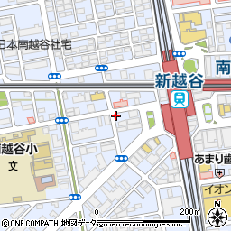リオネットセンター　越谷店周辺の地図