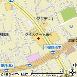 クイズゲート浦和周辺の地図