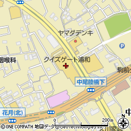 埼玉りそな銀行クイズゲート浦和 ＡＴＭ周辺の地図