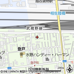 すし上等　越谷店周辺の地図