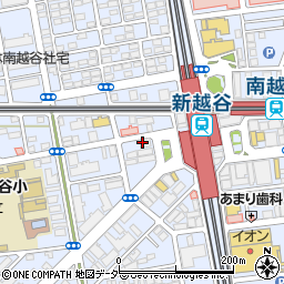 アイセイ薬局新越谷店周辺の地図