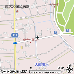 埼玉県富士見市東大久保2136周辺の地図