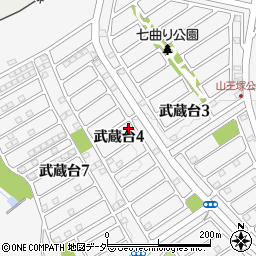 埼玉県日高市武蔵台4丁目8-12周辺の地図