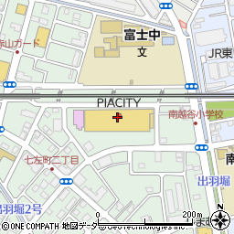 ワンダーグー越谷店周辺の地図