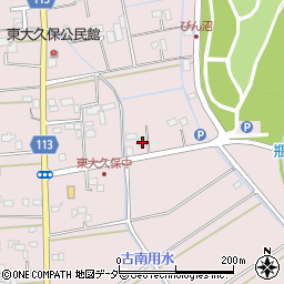 埼玉県富士見市東大久保2137周辺の地図