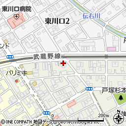 グランドアメニティ東川口周辺の地図