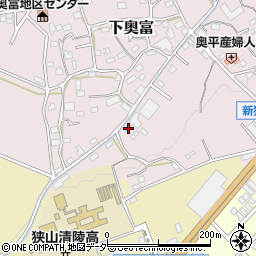 埼玉県狭山市下奥富908周辺の地図