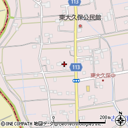 埼玉県富士見市東大久保573周辺の地図