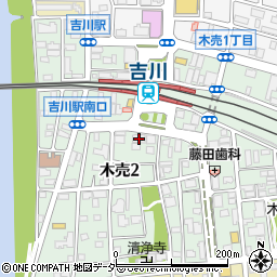 エスタシオン吉川倉本ビル周辺の地図