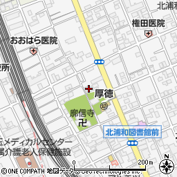 北浦和大木野コープ周辺の地図