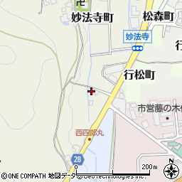 福井県越前市妙法寺町12周辺の地図
