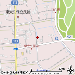 埼玉県富士見市東大久保2135周辺の地図