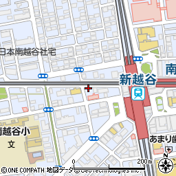 鶏吉 南越谷店周辺の地図