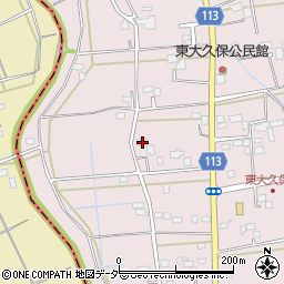 埼玉県富士見市東大久保523周辺の地図