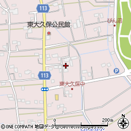 埼玉県富士見市東大久保2121周辺の地図
