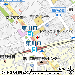 東進衛星予備校　東川口駅前校周辺の地図