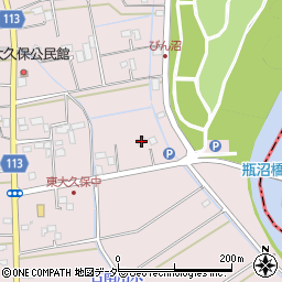 埼玉県富士見市東大久保2116周辺の地図