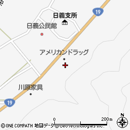 長野県木曽郡木曽町日義1610-1周辺の地図
