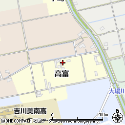 埼玉県吉川市高富1068周辺の地図