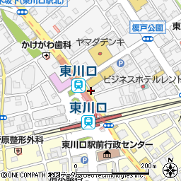 日高屋 東川口駅北口店周辺の地図