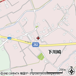 埼玉県飯能市下川崎324周辺の地図