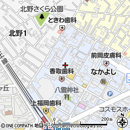 タイムズ上福岡第６駐車場周辺の地図
