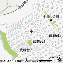 埼玉県日高市武蔵台4丁目5周辺の地図