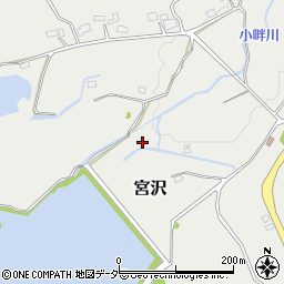 埼玉県飯能市宮沢周辺の地図