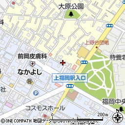 上福岡 ジンギスカン酒場 ラム倶楽部周辺の地図