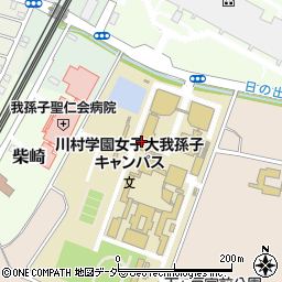 川村学園女子大学 学生食堂周辺の地図