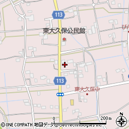 埼玉県富士見市東大久保2088周辺の地図