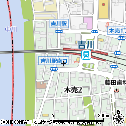 ライオンズマンション吉川駅前周辺の地図