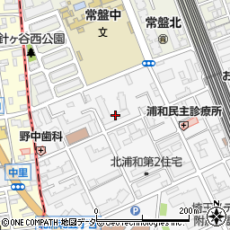 浦和ときわ豊栄マンション周辺の地図