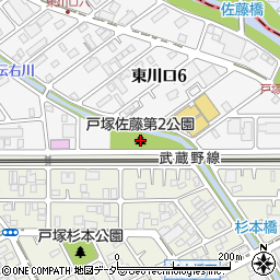 戸塚佐藤第２公園周辺の地図
