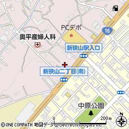 埼玉県狭山市下奥富499周辺の地図