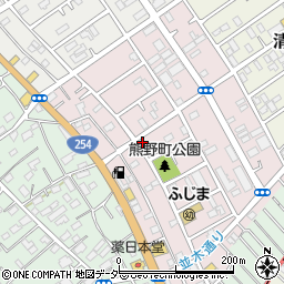 埼玉県川越市熊野町10-1周辺の地図