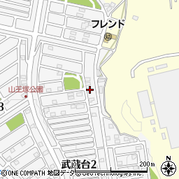 埼玉県日高市武蔵台2丁目20-7周辺の地図