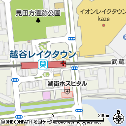 日高屋 越谷レイクタウン店周辺の地図