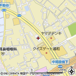 文具スーパー事務キチ浦和店周辺の地図
