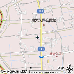 埼玉県富士見市東大久保579周辺の地図