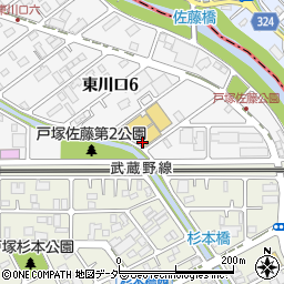 エフネットフットサルクラブ東川口周辺の地図