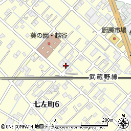 株式会社コーウン流通　越谷営業所周辺の地図