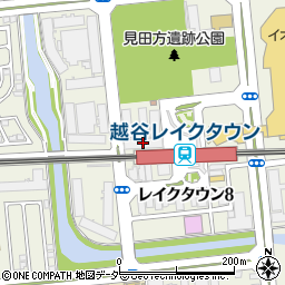 カフェ バナーノ 越谷レイクタウン駅前店周辺の地図