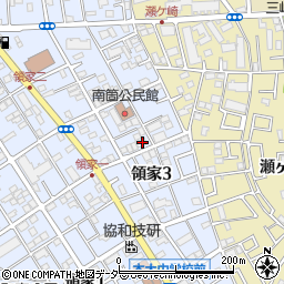 埼玉県さいたま市浦和区領家3丁目15-17周辺の地図