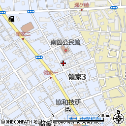 埼玉県さいたま市浦和区領家3丁目15-2周辺の地図