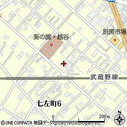 篠田ゴム株式会社　埼玉管理センター周辺の地図