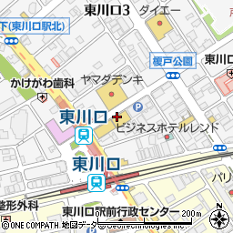 ドラッグセガミ　東川口店周辺の地図